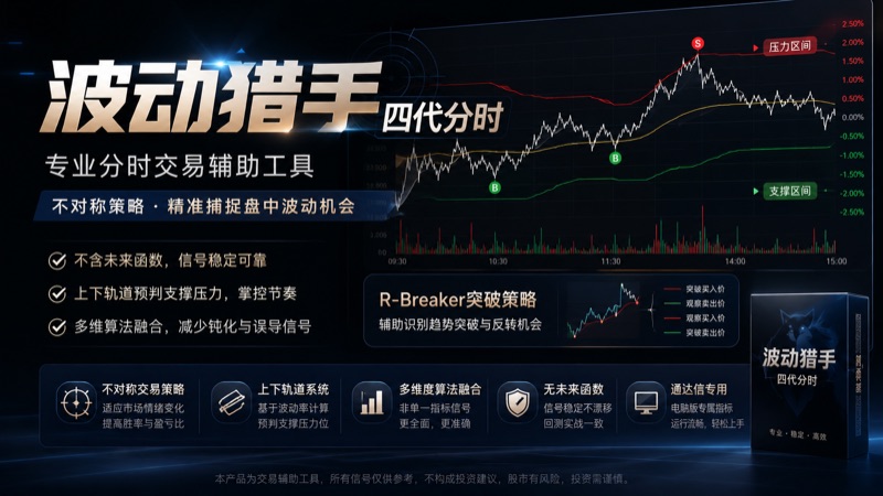 波动猎手四代分时指标